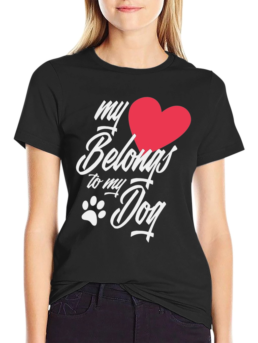 My Heart Belongs to My Dog T-Shirt