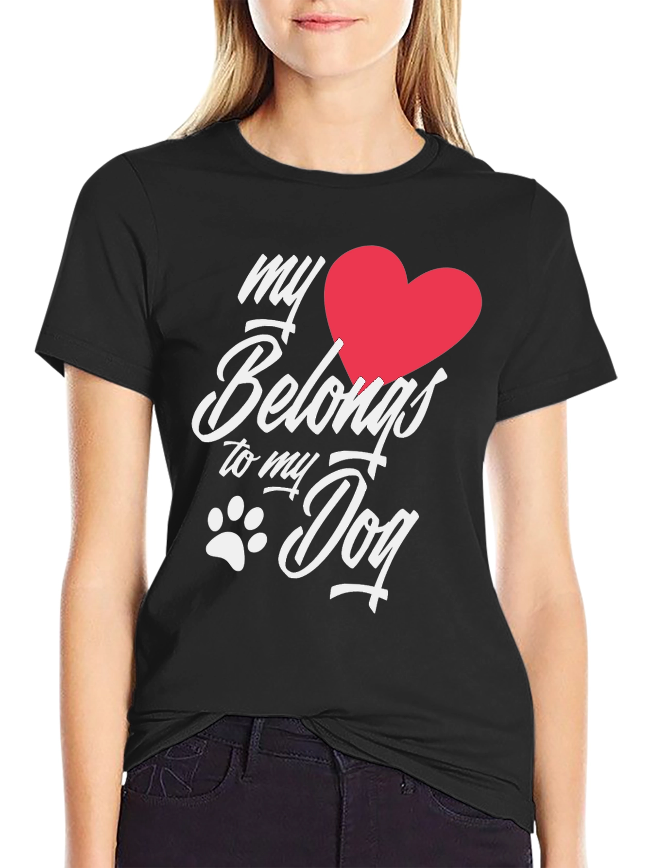 My Heart Belongs to My Dog T-Shirt