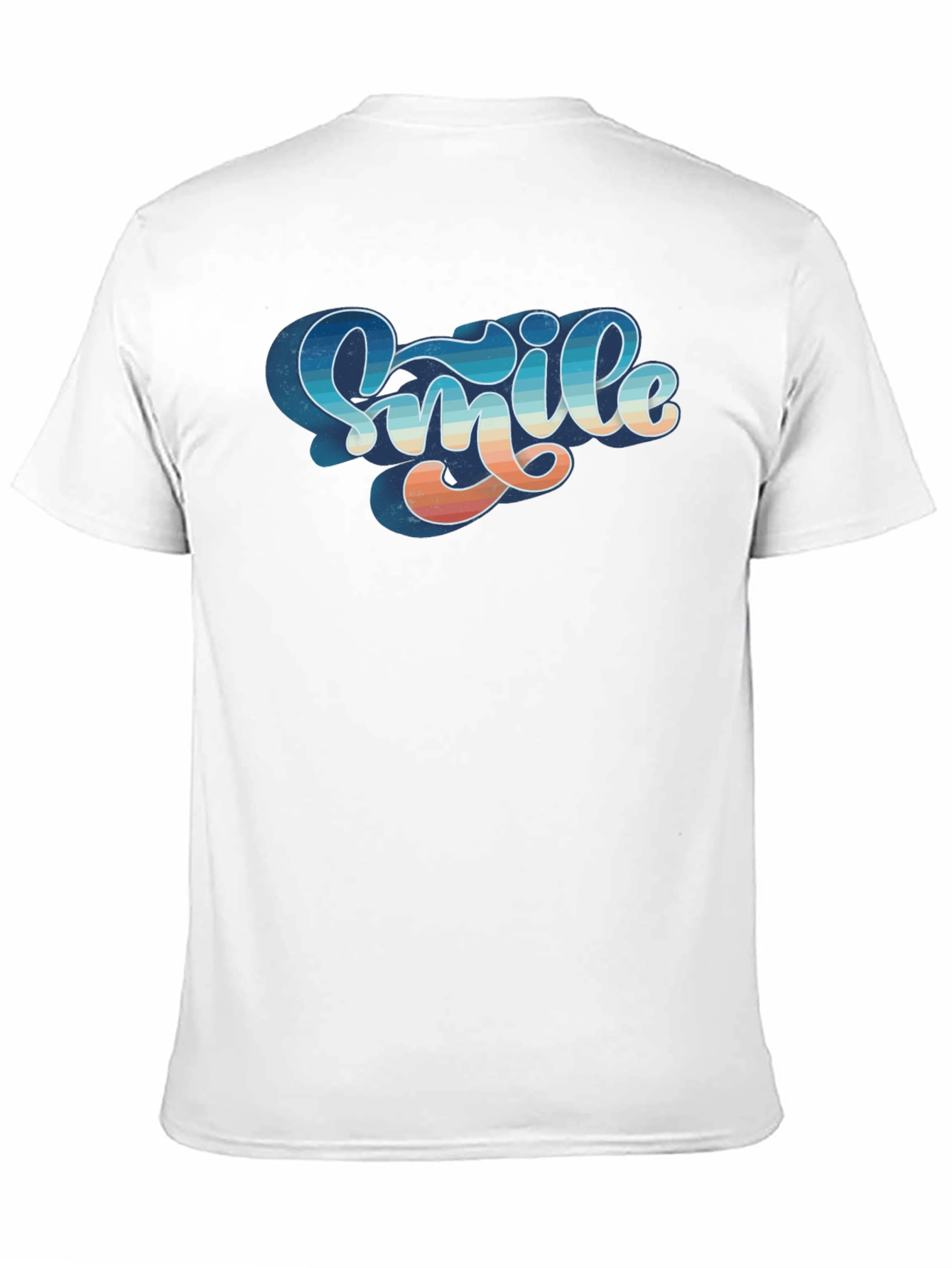 Retro Smile Graphic Black Tee