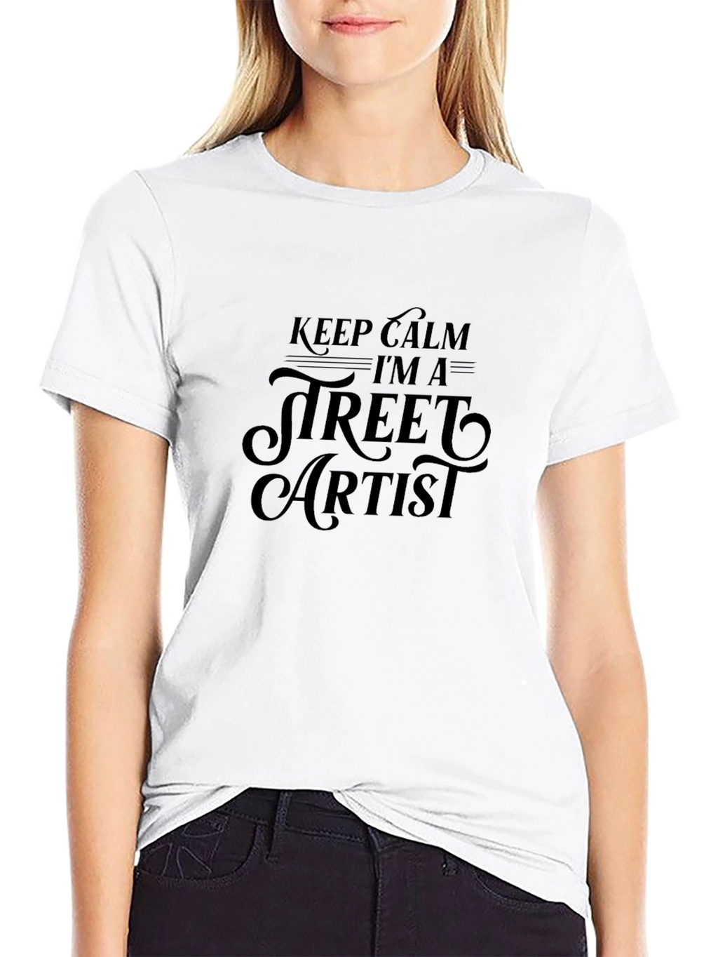 Keep Calm Street Artist Graphic T-Shirt