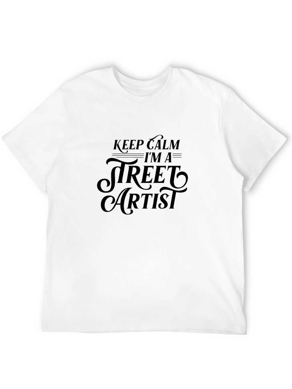 Keep Calm Street Artist Graphic T-Shirt