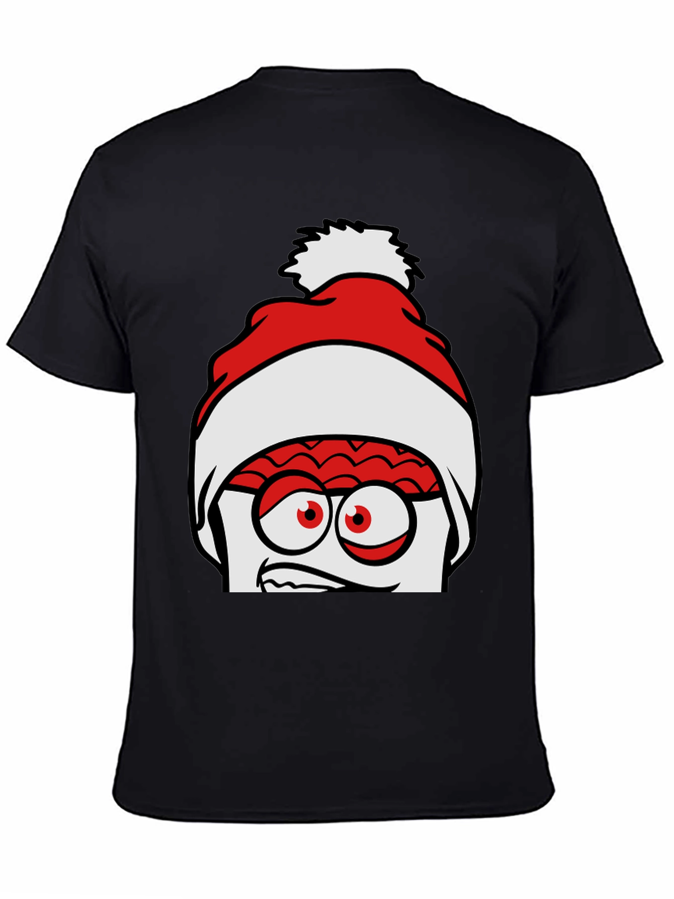 Crazy Santa Brain Graphic Tee - Unique Holiday Style