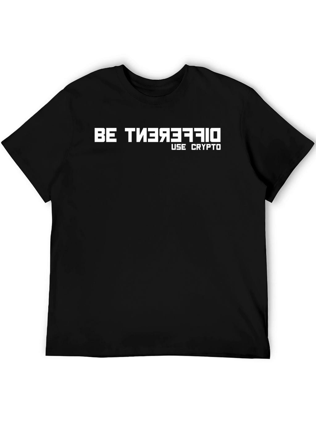 Be Different Crypto T-Shirt - Black