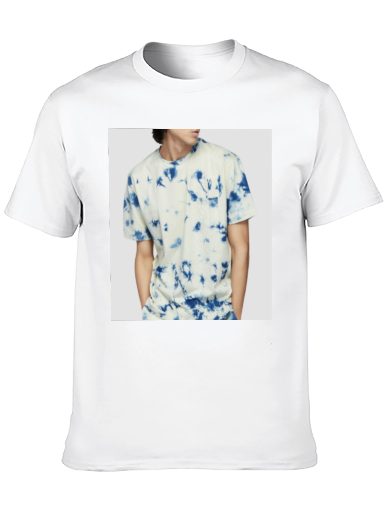 Mens Black Crew Neck T-Shirt