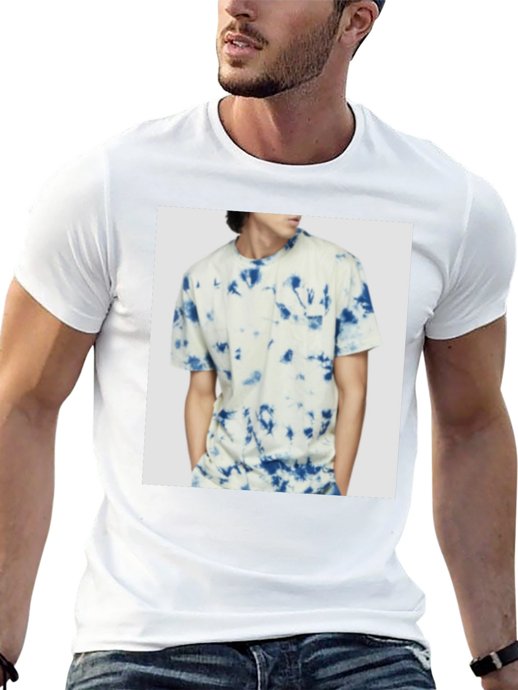 Mens Black Crew Neck T-Shirt