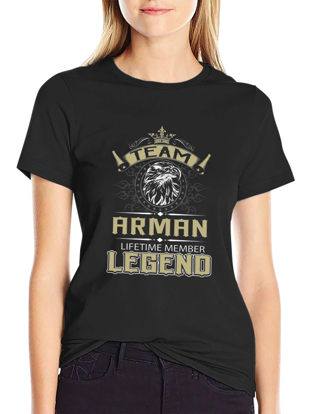 Team Arman Legend Black T-Shirt