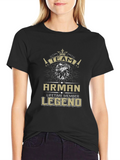 Team Arman Legend Black T-Shirt