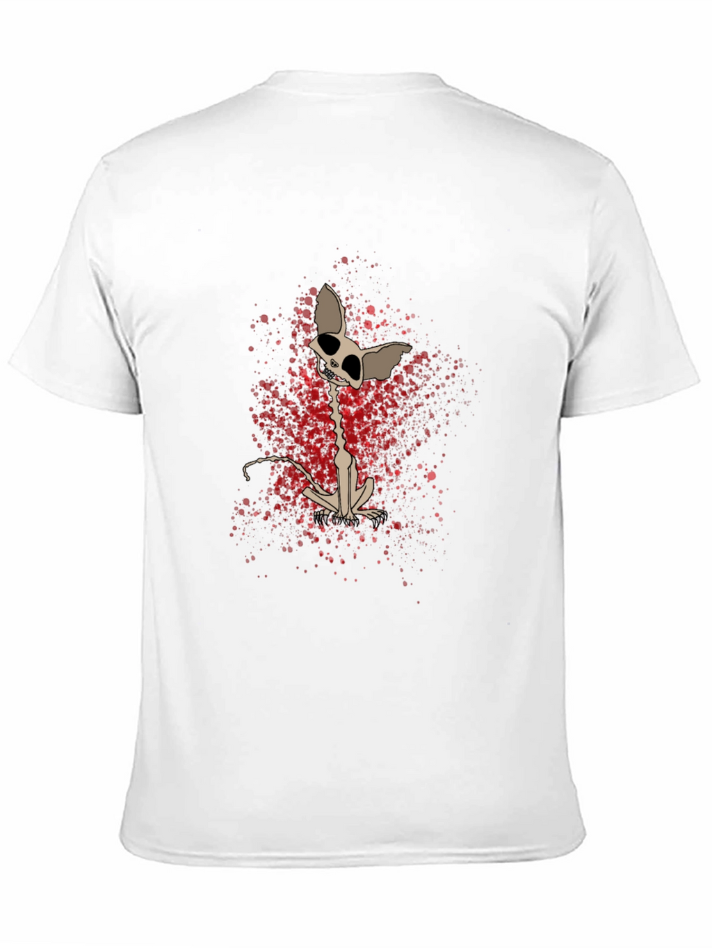 Skeleton Cat T-Shirt - Unique Graphic Print