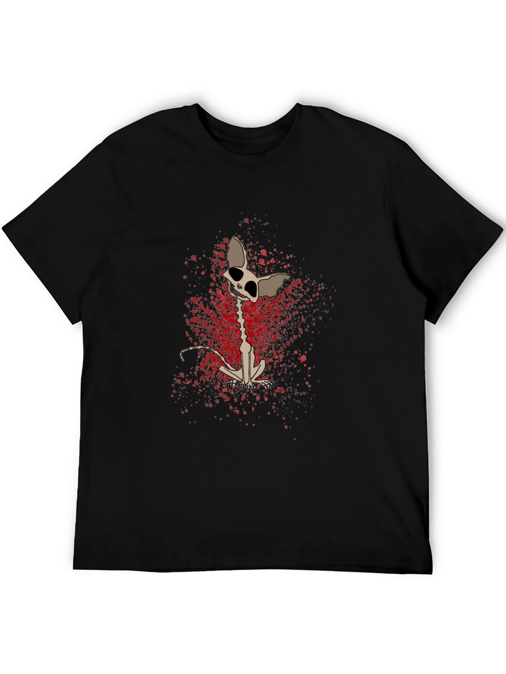 Skeleton Cat T-Shirt - Unique Graphic Print