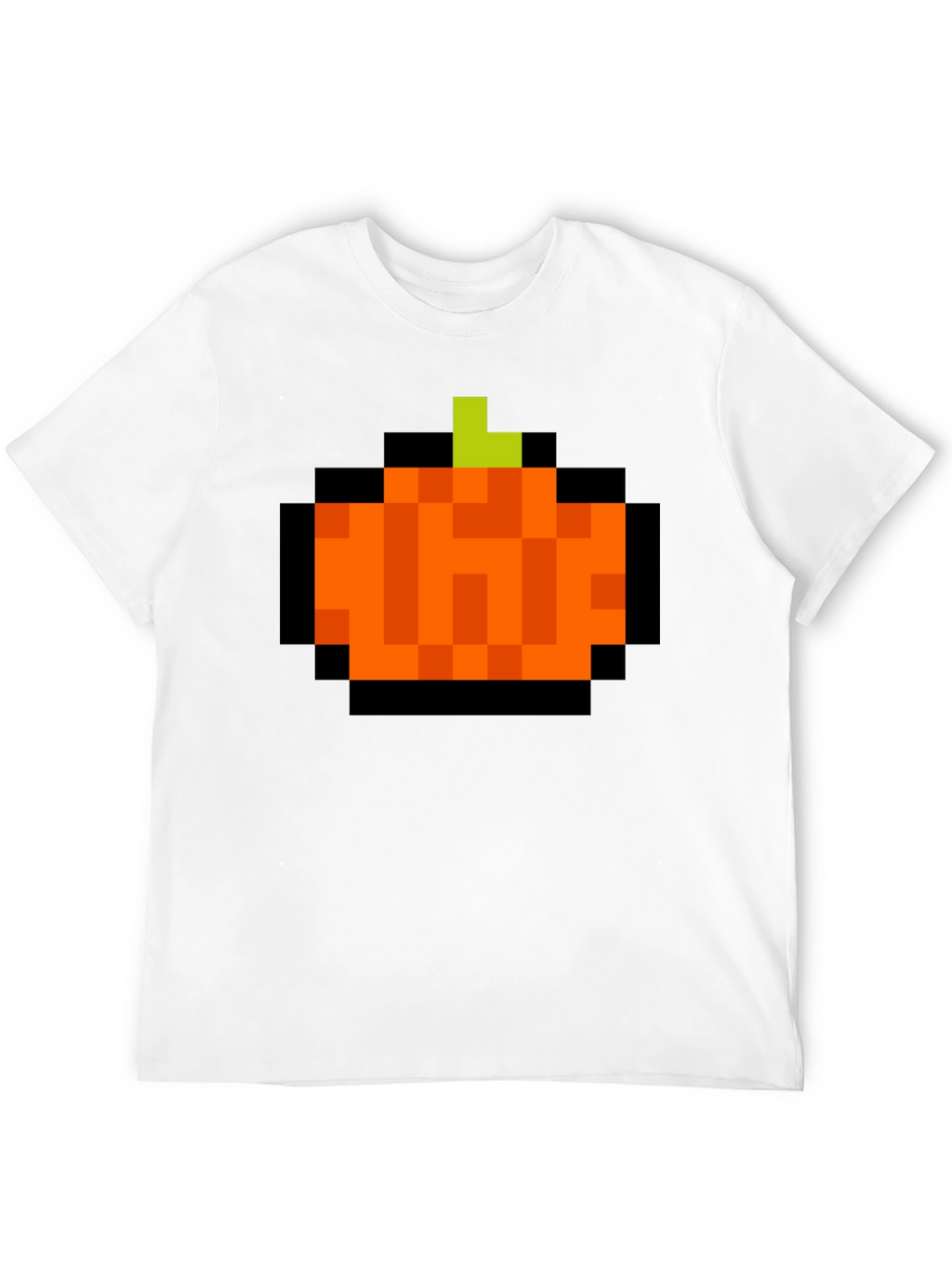 Pixelated Pumpkin T-Shirt - Retro Halloween Tee