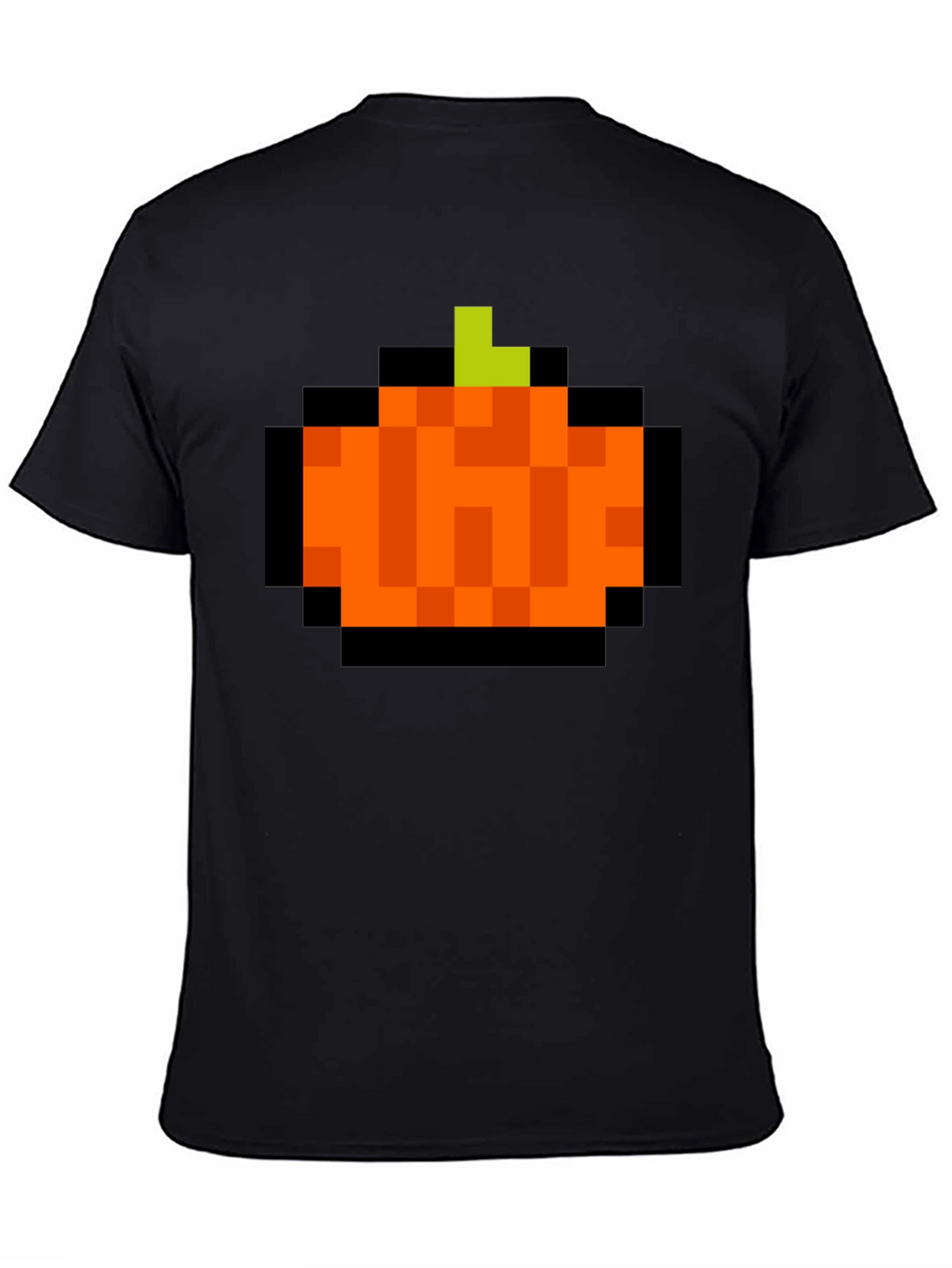 Pixelated Pumpkin T-Shirt - Retro Halloween Tee