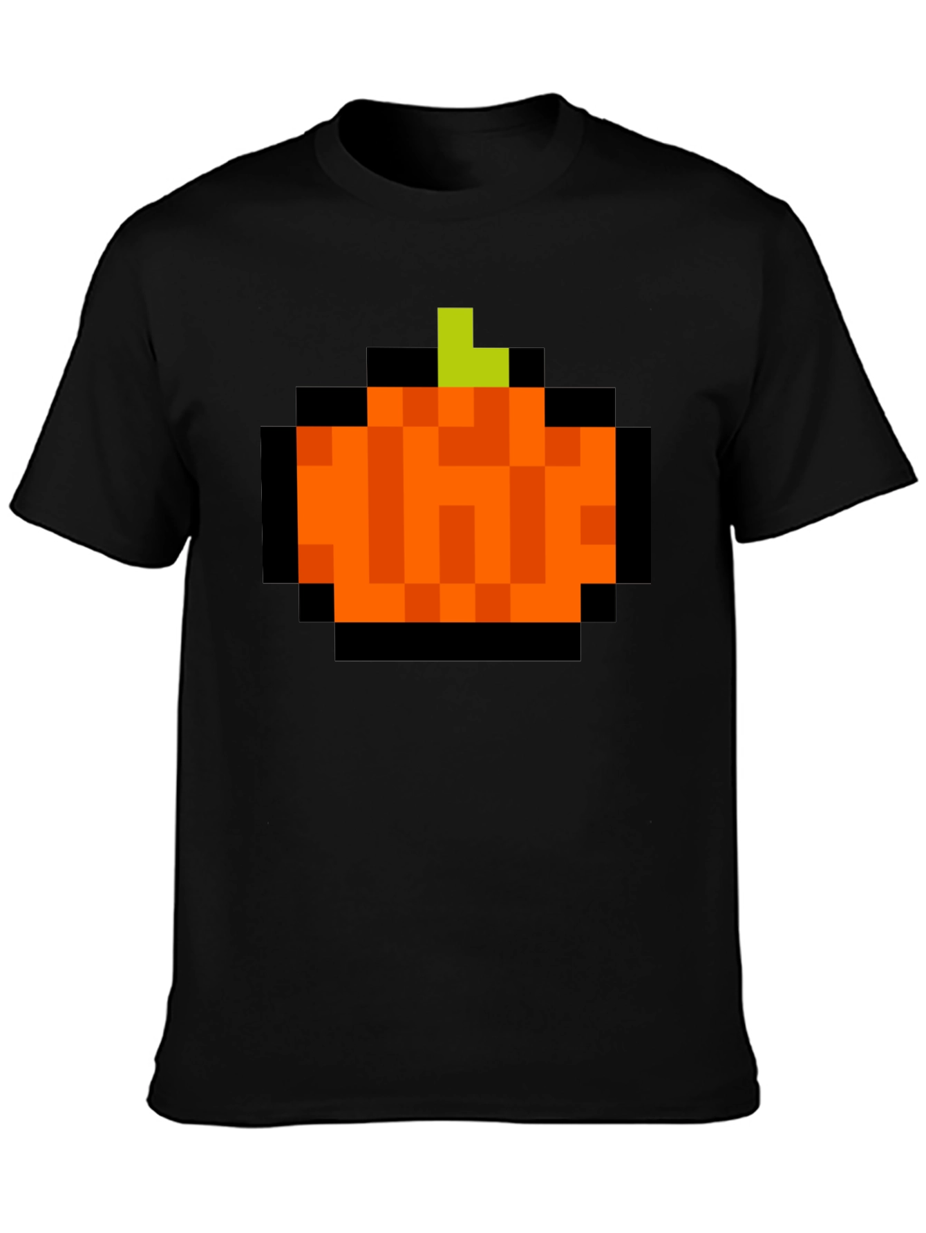 Pixelated Pumpkin T-Shirt - Retro Halloween Tee