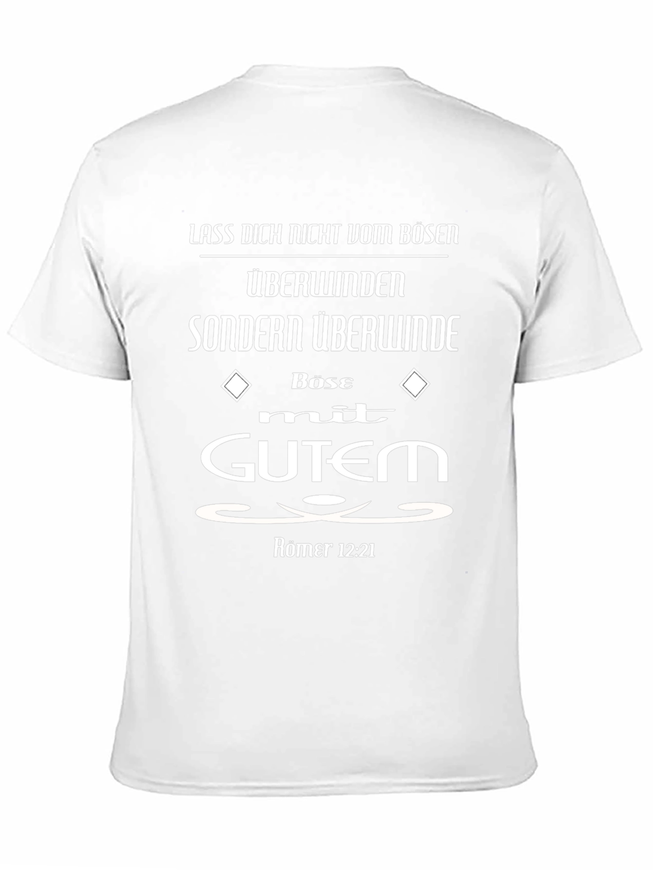 Romer 12:21 Graphic Print T-Shirt