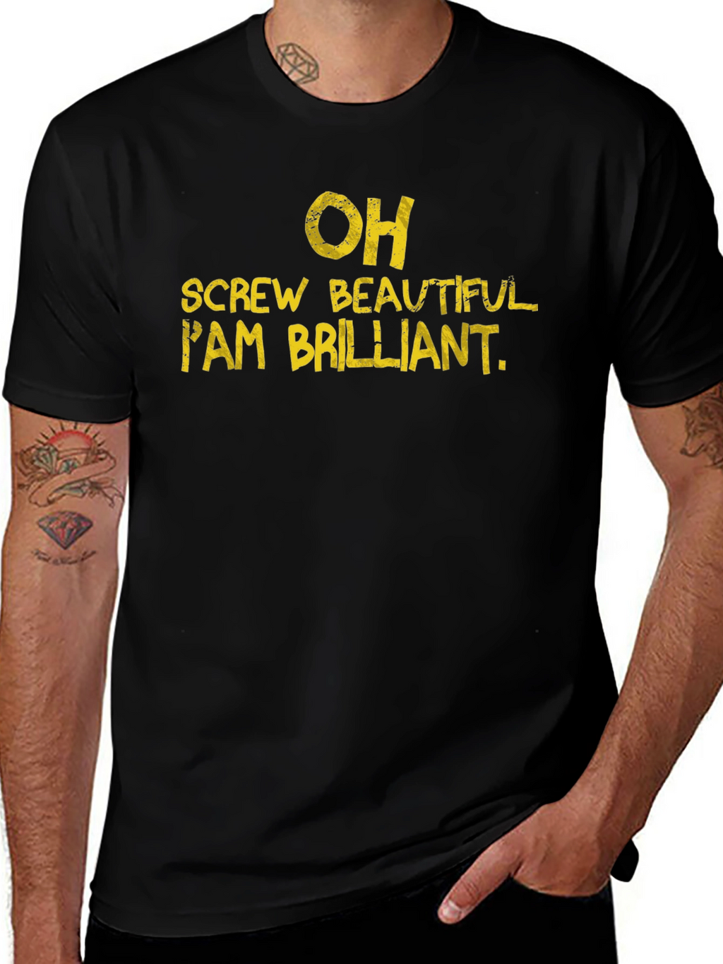 Brilliant Statement Tee -  Funny Graphic T-Shirt