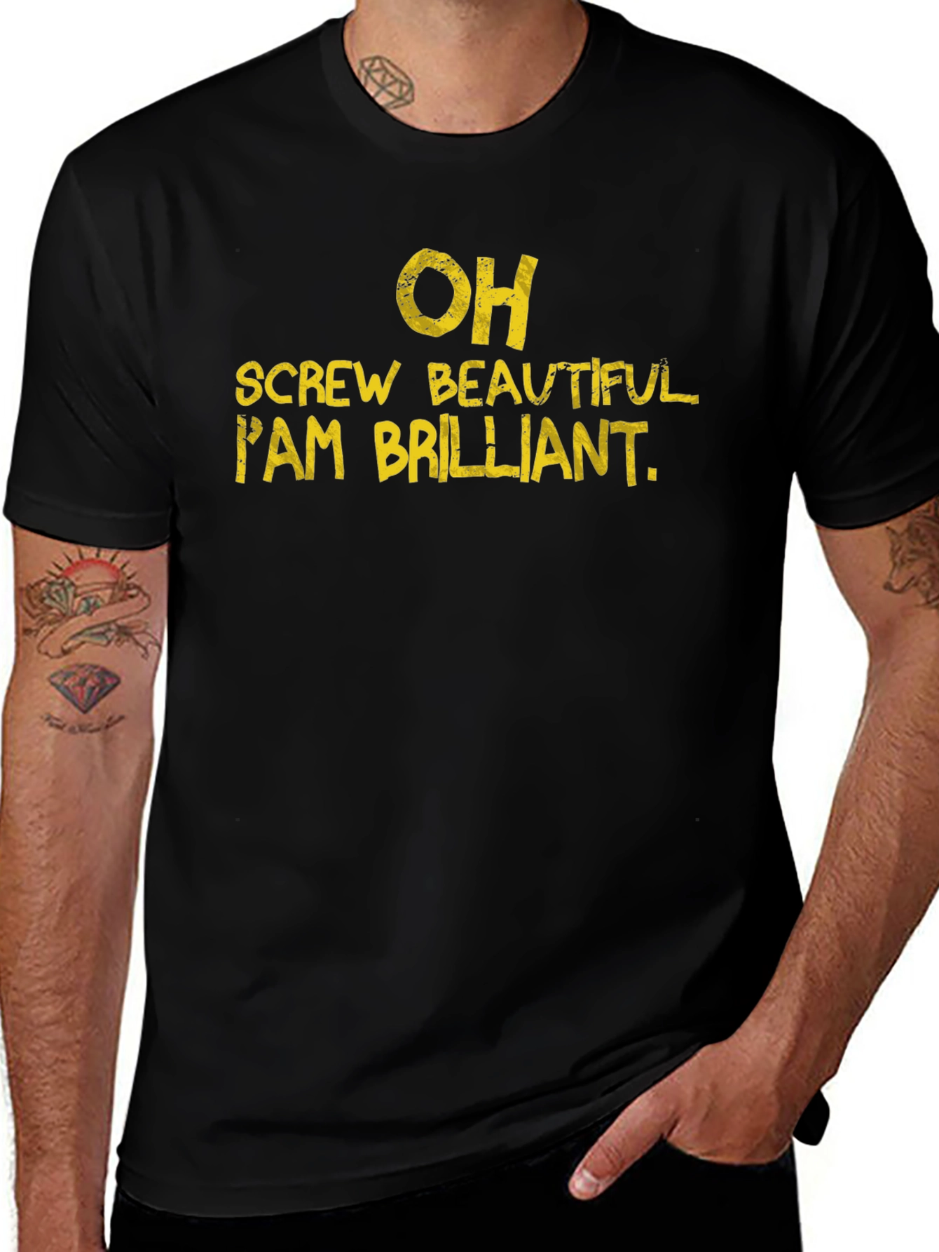 Brilliant Statement Tee -  Funny Graphic T-Shirt