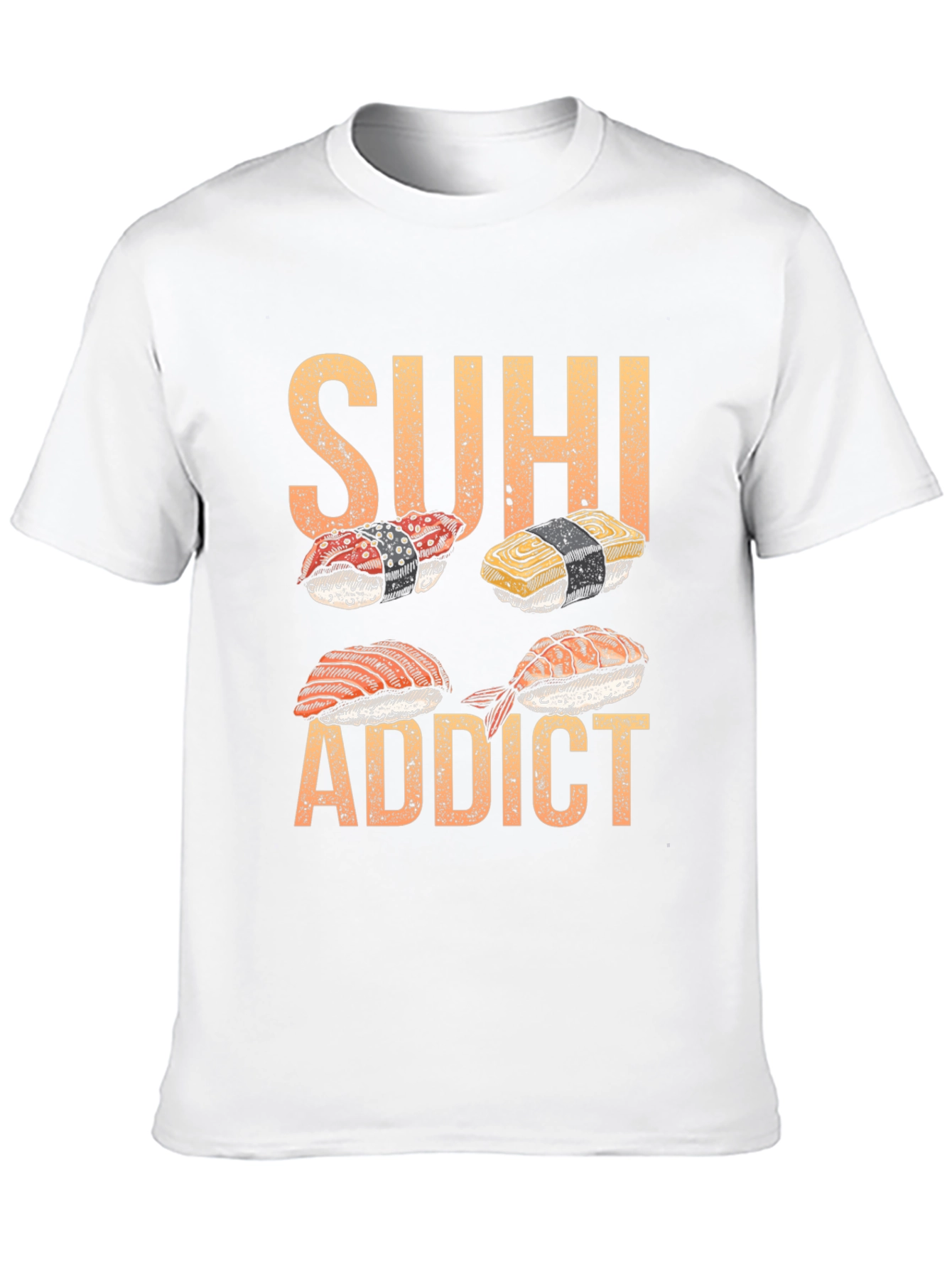 Sushi Addict T-Shirt - Unique Foodie Design