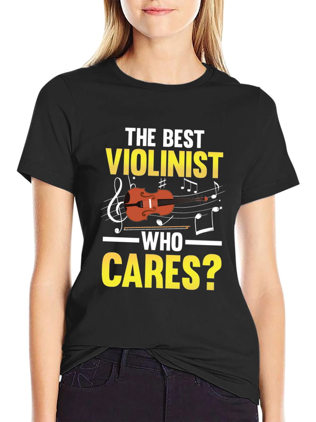The Best Violinist Who Cares T-Shirt