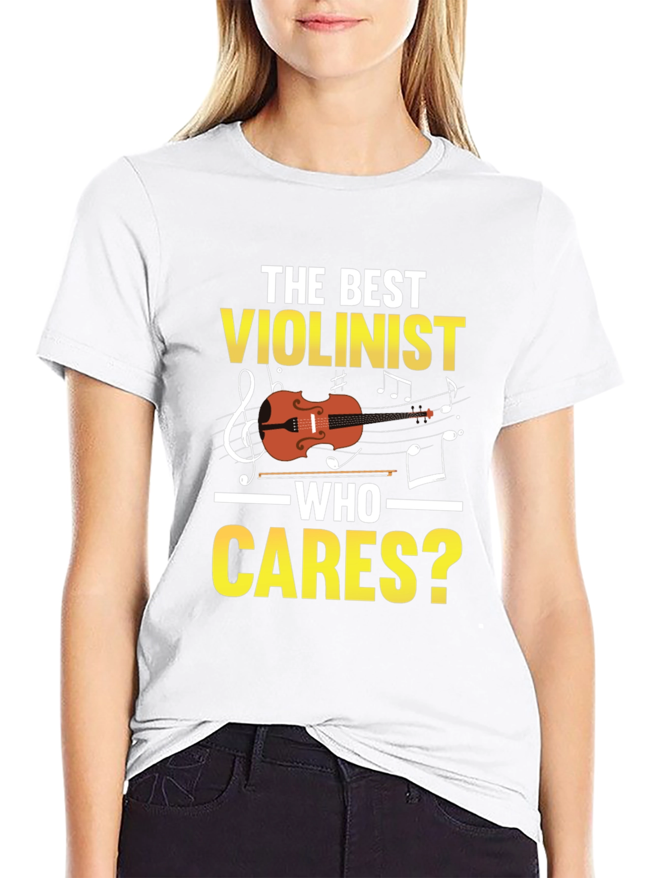 The Best Violinist Who Cares T-Shirt