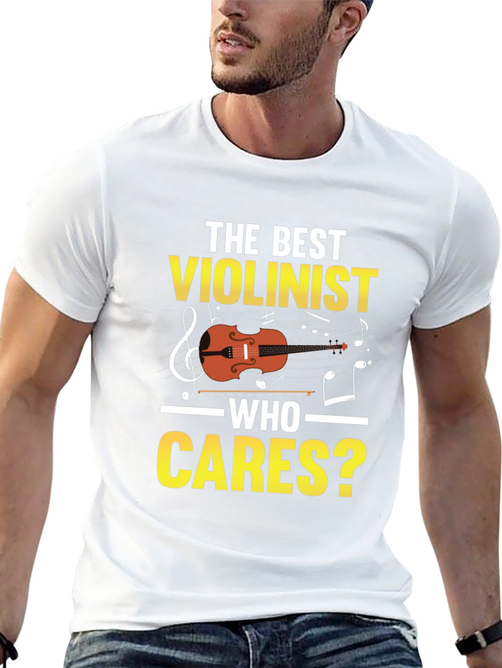 The Best Violinist Who Cares T-Shirt