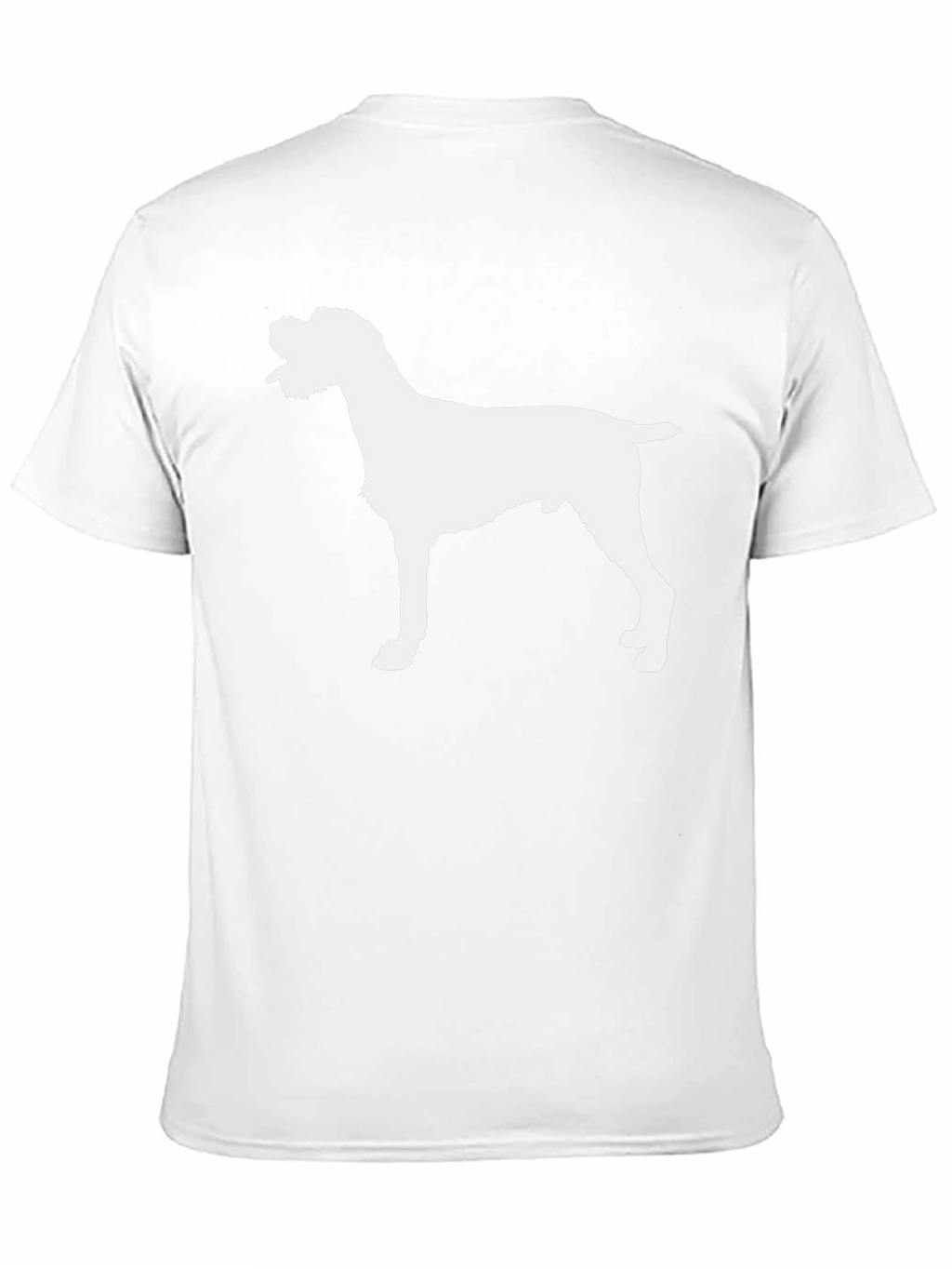 Dog Silhouette Graphic Tee - Black
