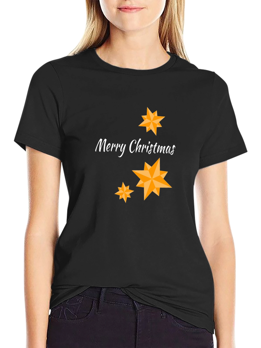 Merry Christmas Starry Night T-Shirt