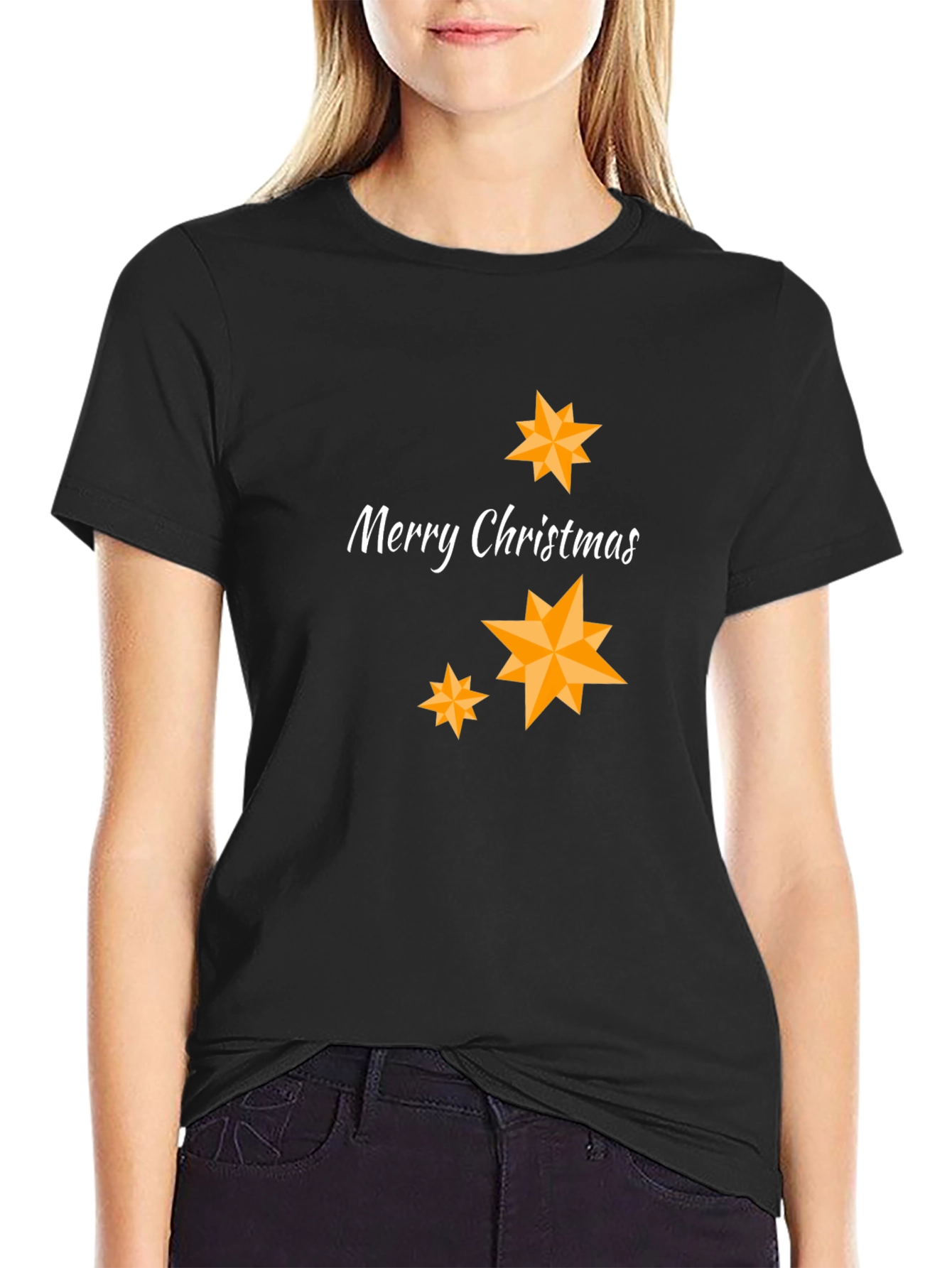 Merry Christmas Starry Night T-Shirt