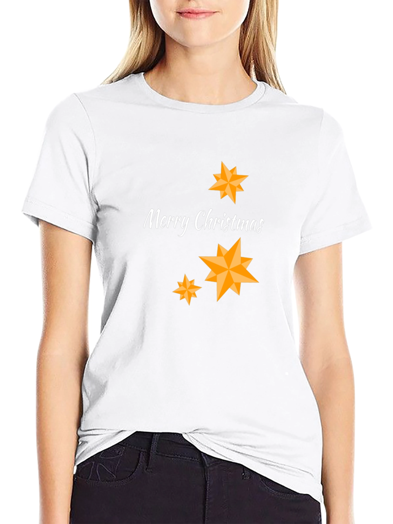 Merry Christmas Starry Night T-Shirt