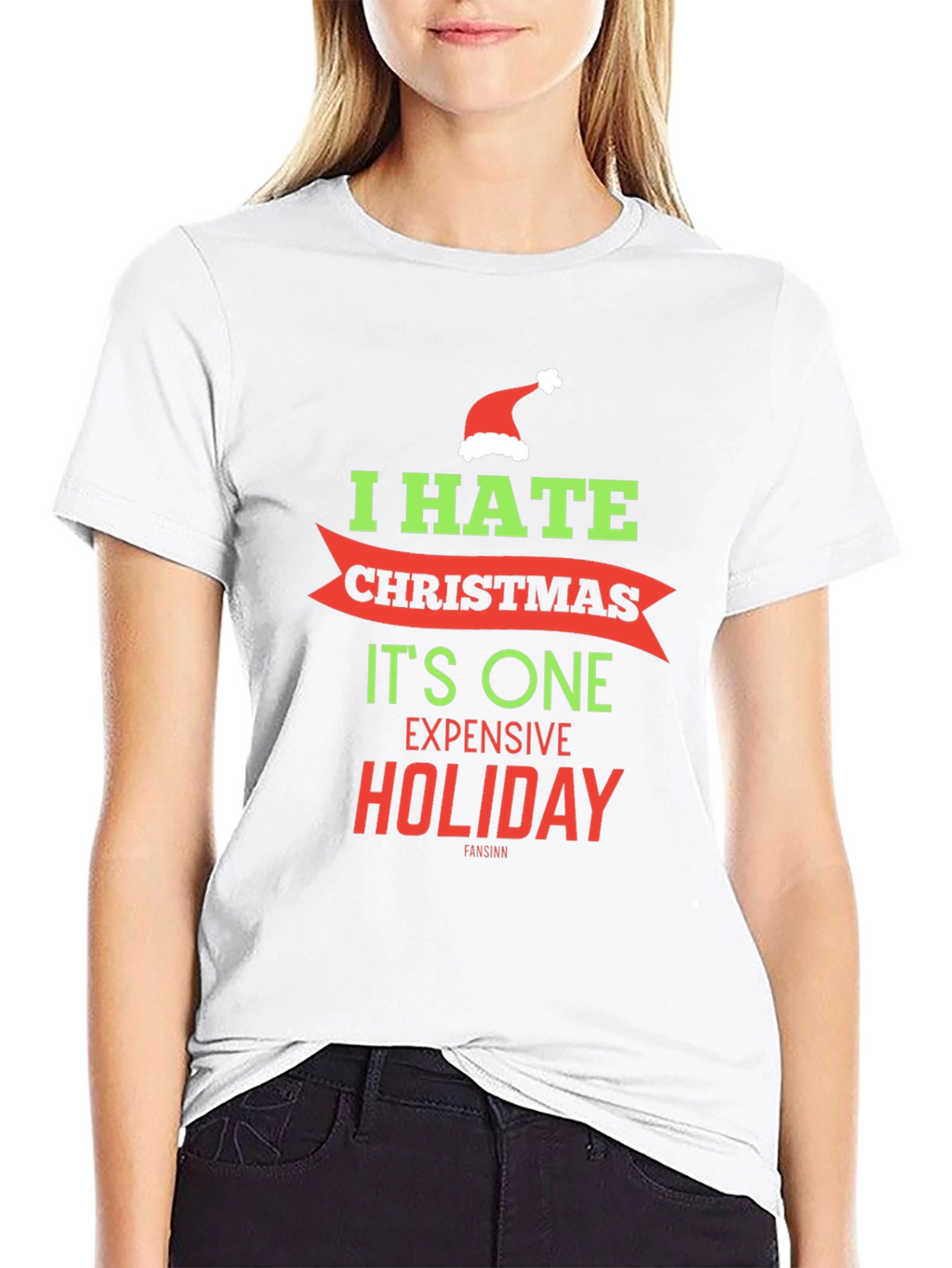 I Hate Christmas Graphic Tee - Holiday Humor