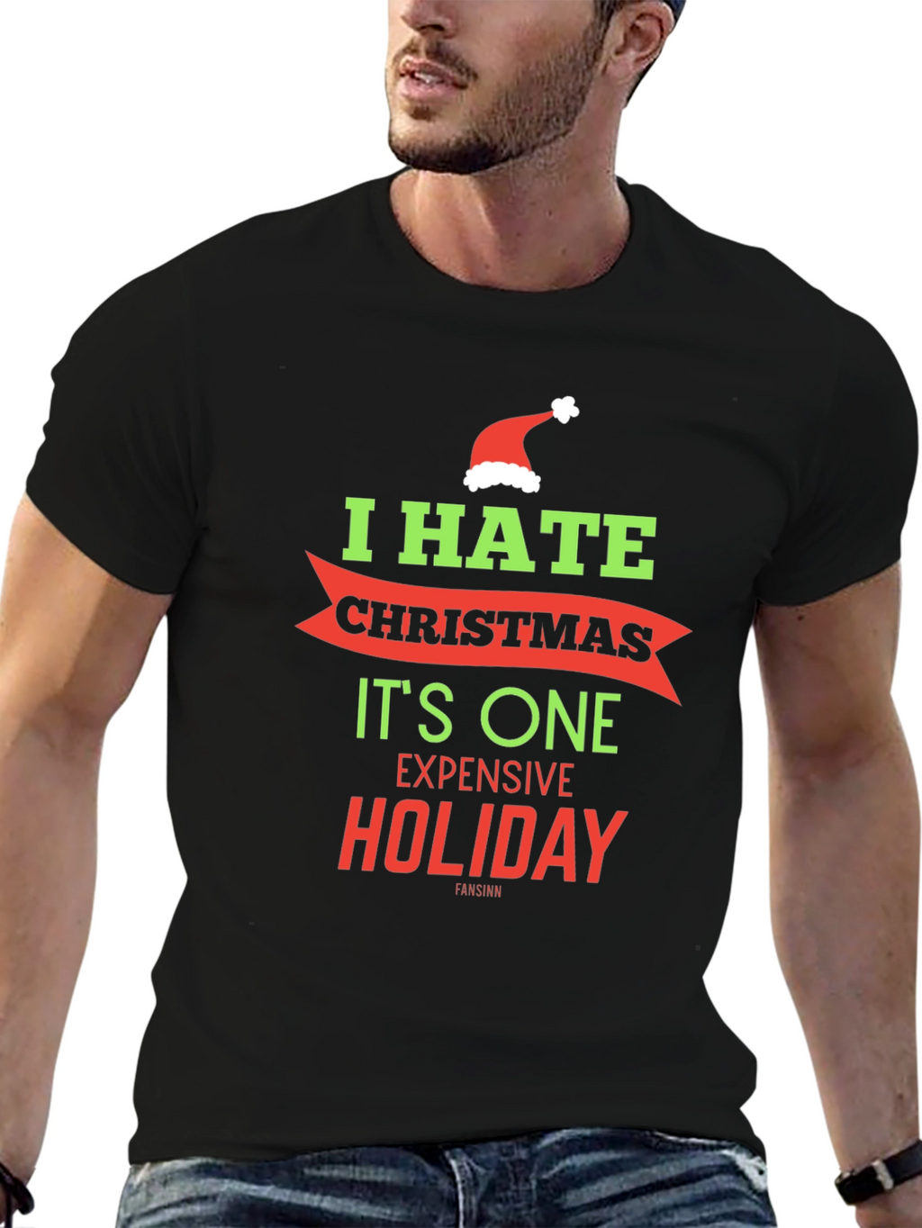 I Hate Christmas Graphic Tee - Holiday Humor