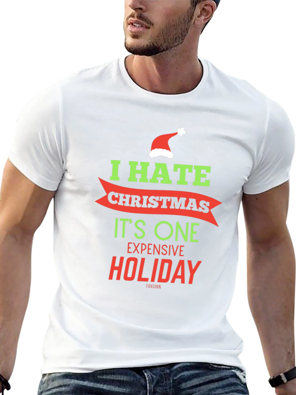 I Hate Christmas Graphic Tee - Holiday Humor