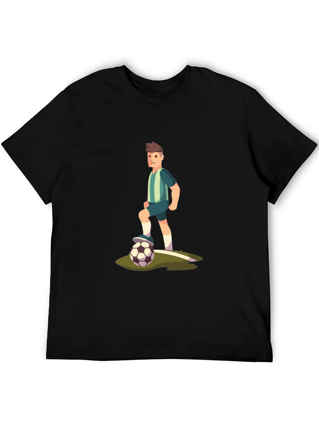 Soccer Player Graphic Tee - Stylish & Comfortable