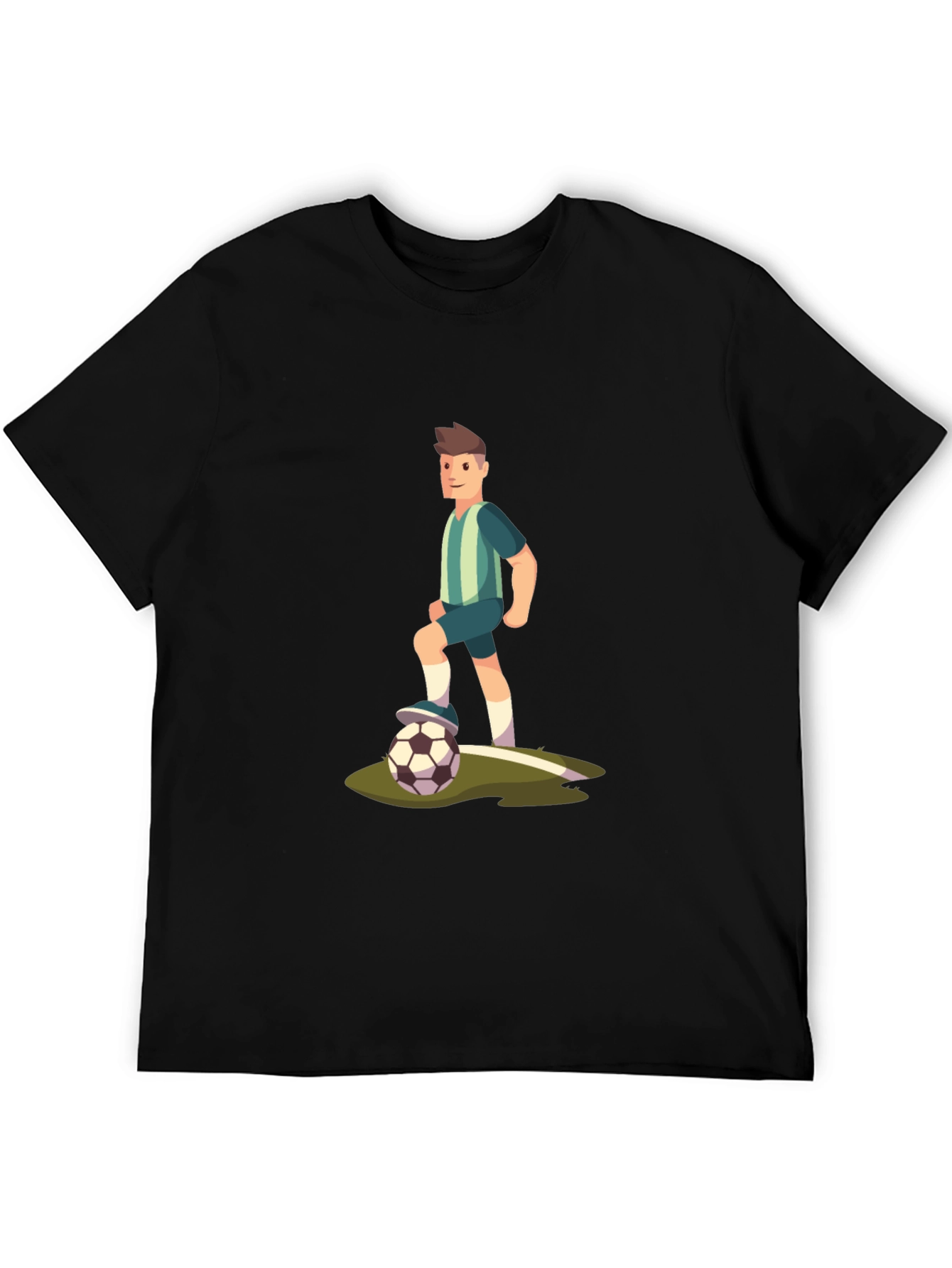 Soccer Player Graphic Tee - Stylish & Comfortable