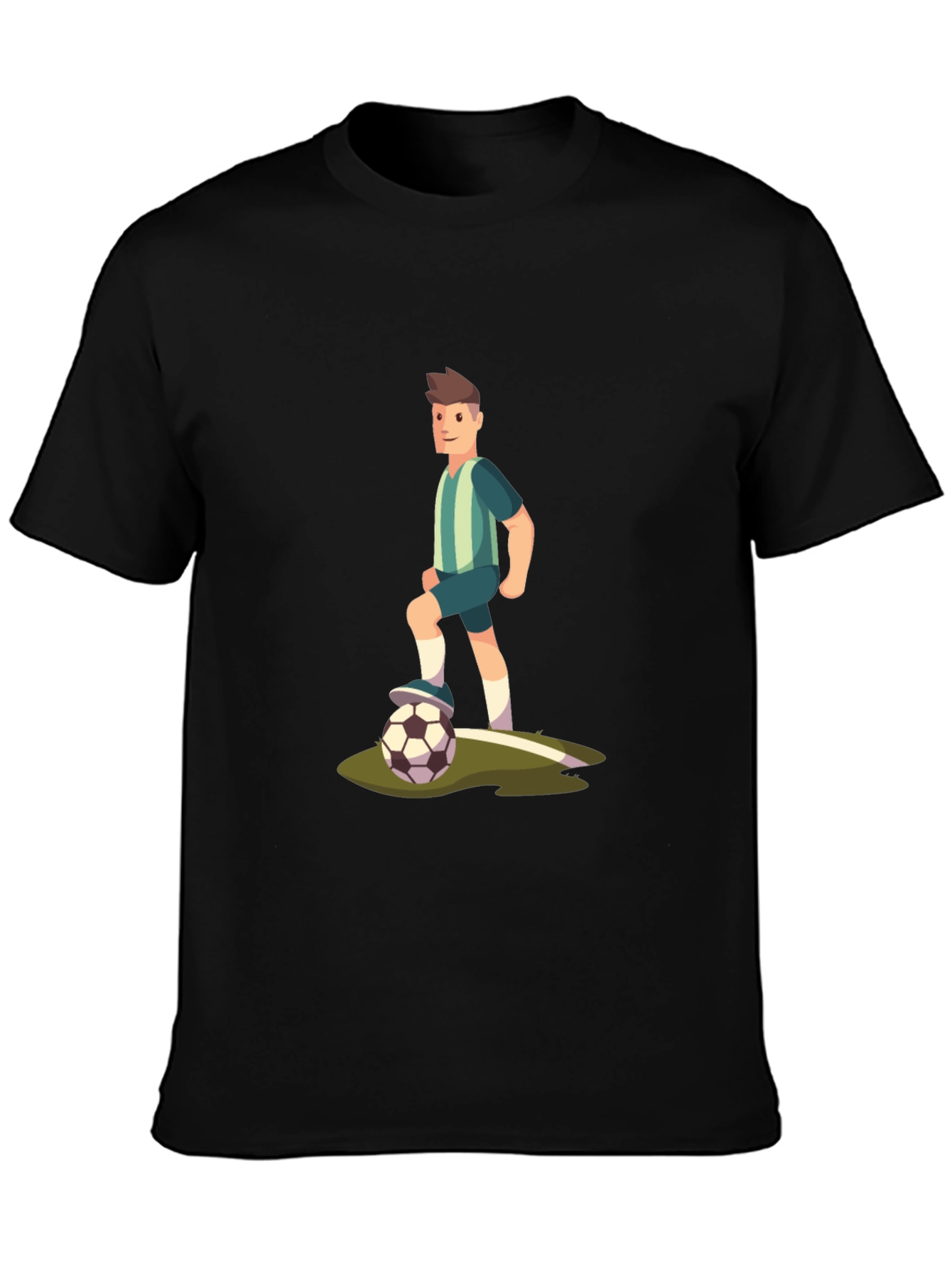 Soccer Player Graphic Tee - Stylish & Comfortable