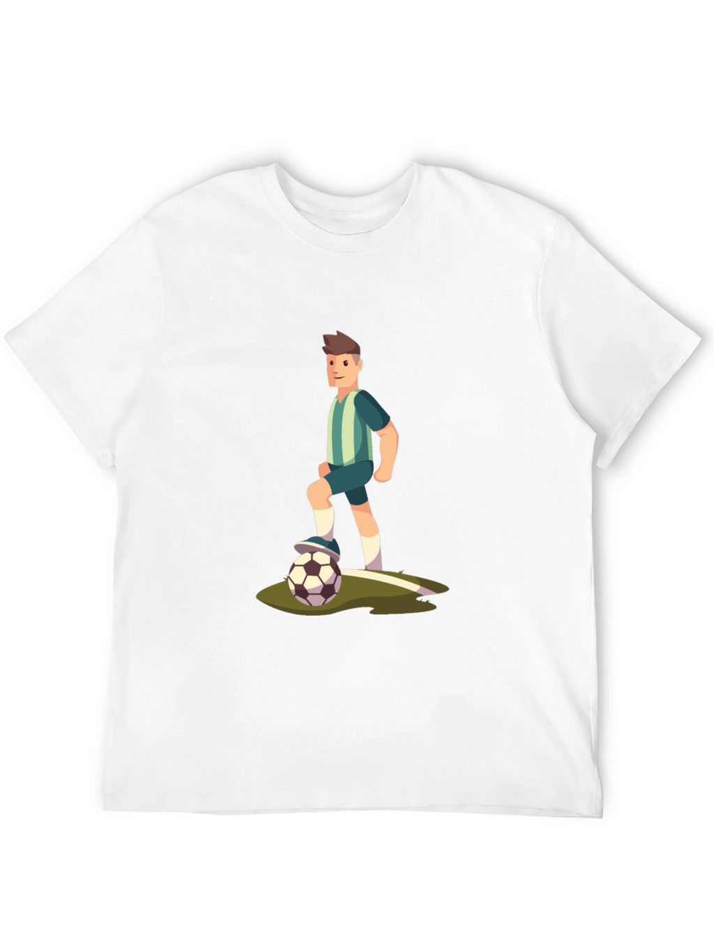 Soccer Player Graphic Tee - Stylish & Comfortable