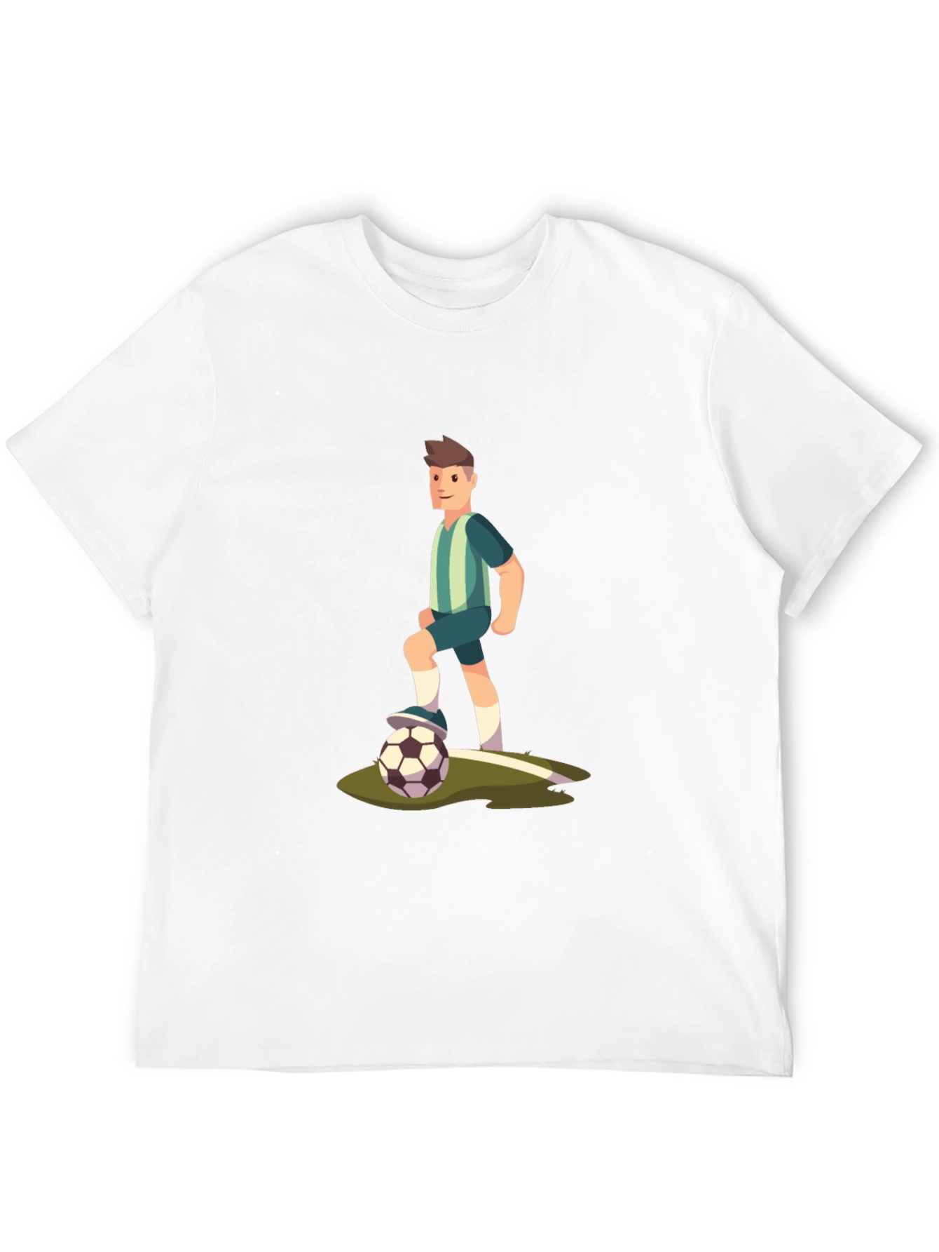 Soccer Player Graphic Tee - Stylish & Comfortable