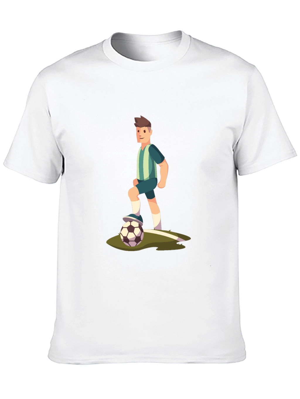 Soccer Player Graphic Tee - Stylish & Comfortable