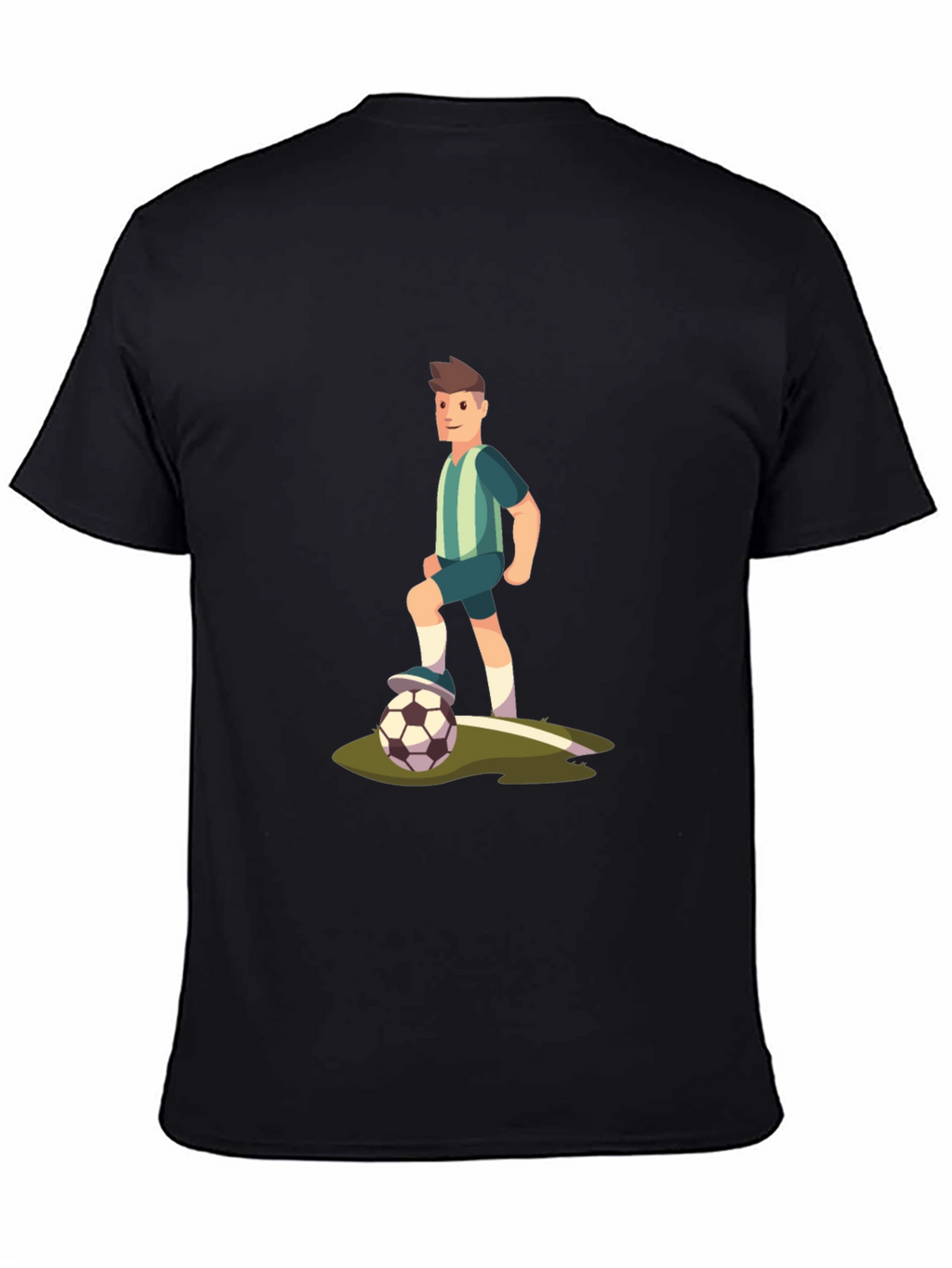 Soccer Player Graphic Tee - Stylish & Comfortable