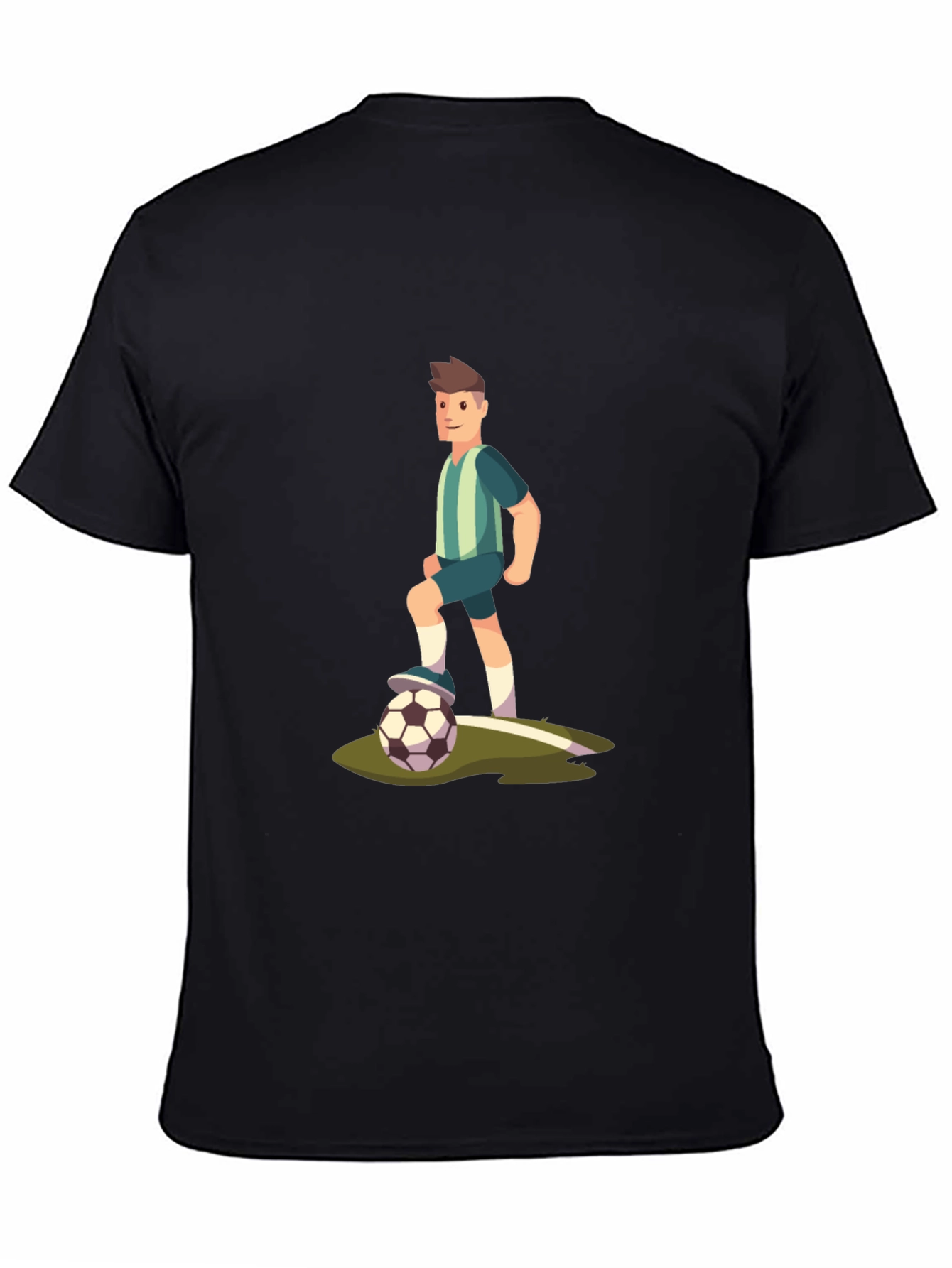 Soccer Player Graphic Tee - Stylish & Comfortable