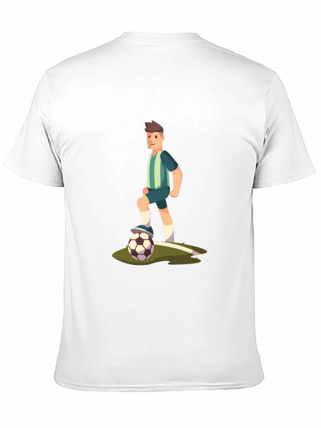 Soccer Player Graphic Tee - Stylish & Comfortable