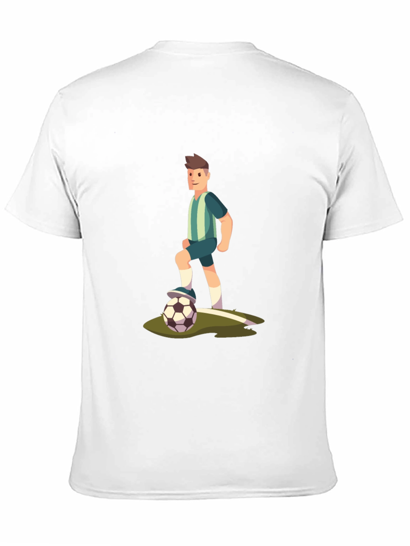 Soccer Player Graphic Tee - Stylish & Comfortable