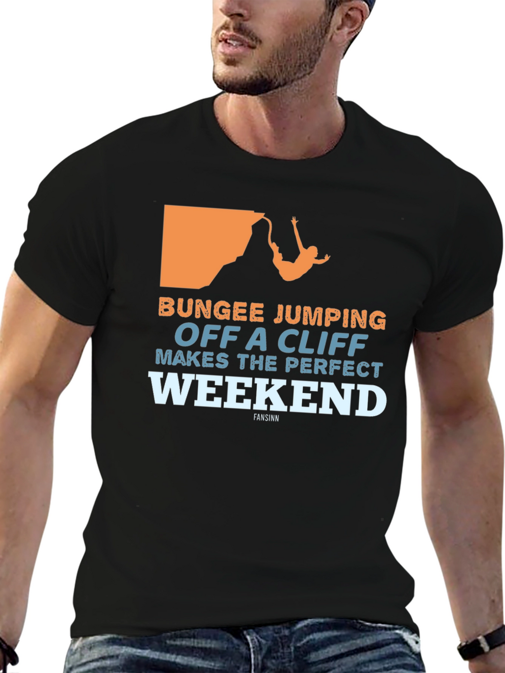 Bungee Jumping Perfect Weekend Graphic T-Shirt