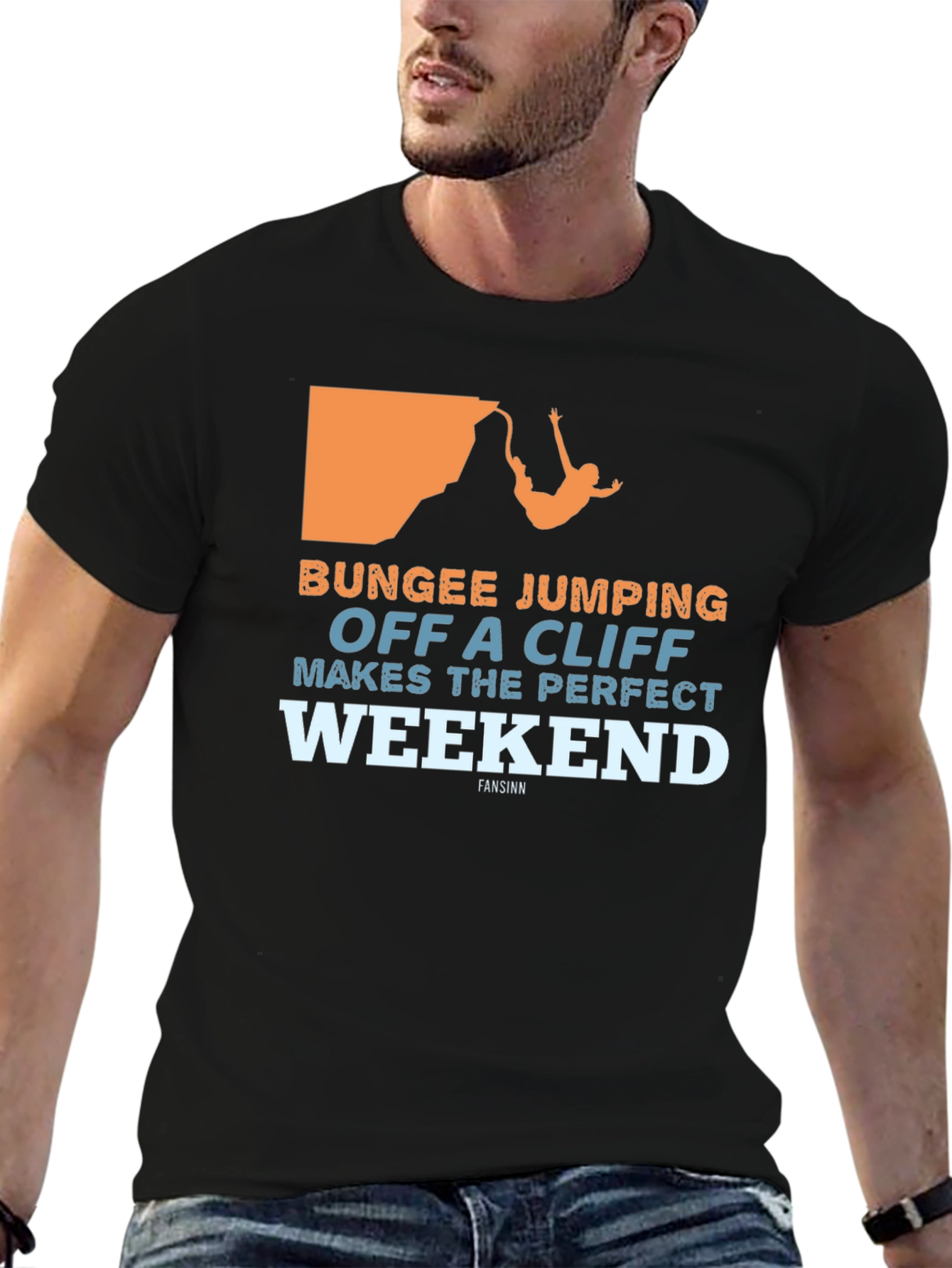 Bungee Jumping Perfect Weekend Graphic T-Shirt