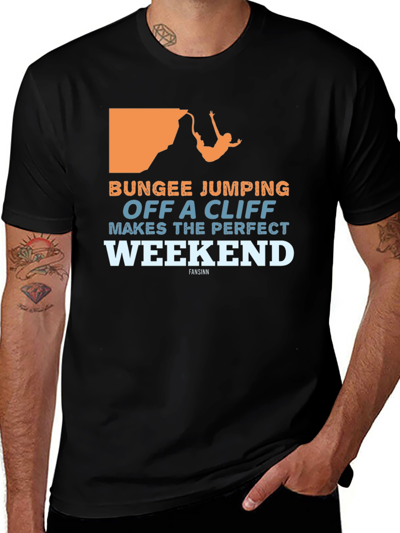 Bungee Jumping Perfect Weekend Graphic T-Shirt