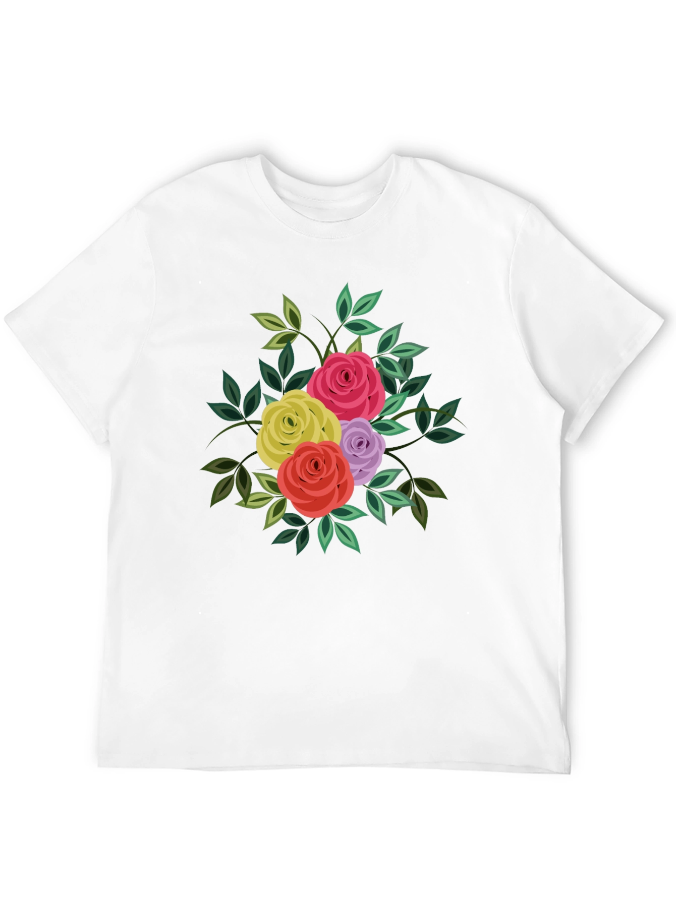 Floral Bouquet T-Shirt - Stylish Graphic Tee