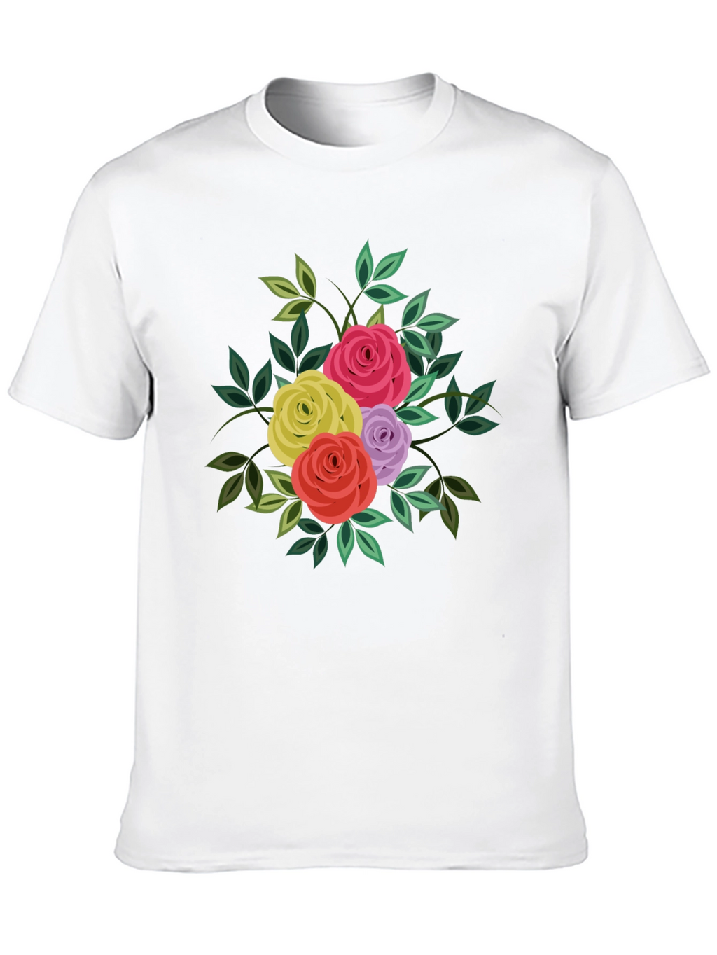 Floral Bouquet T-Shirt - Stylish Graphic Tee