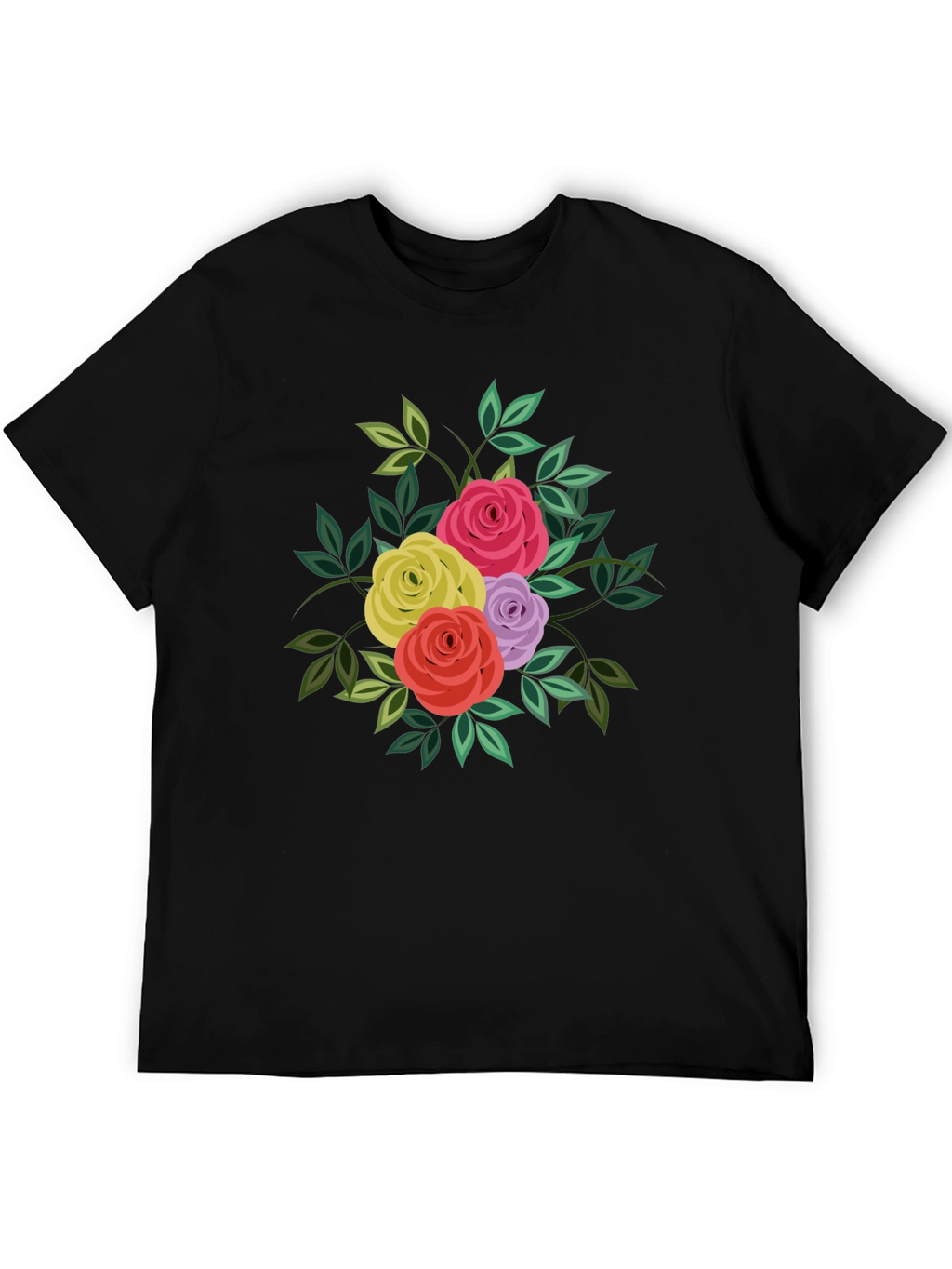 Floral Bouquet T-Shirt - Stylish Graphic Tee