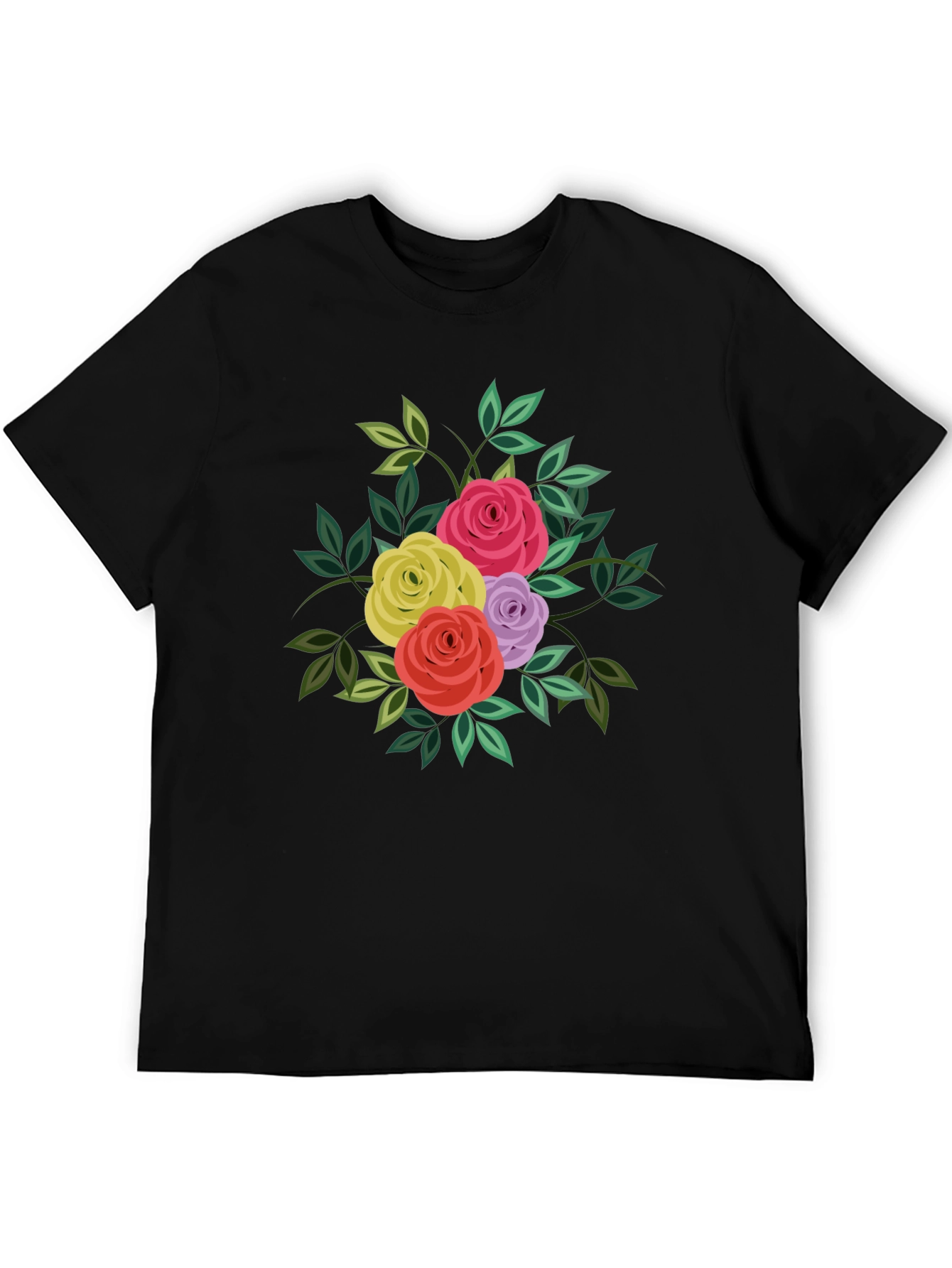Floral Bouquet T-Shirt - Stylish Graphic Tee