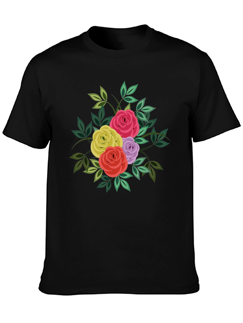 Floral Bouquet T-Shirt - Stylish Graphic Tee