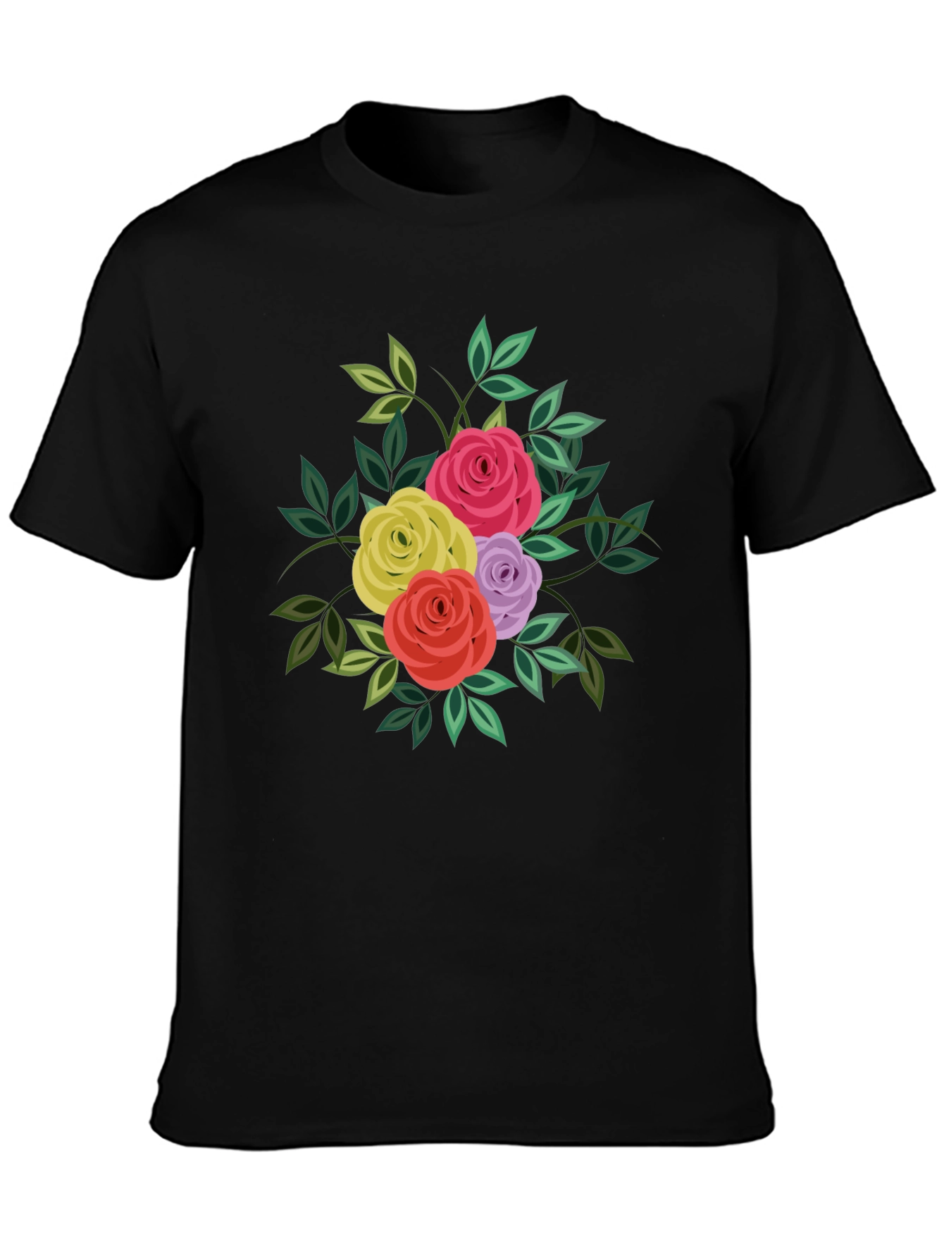 Floral Bouquet T-Shirt - Stylish Graphic Tee