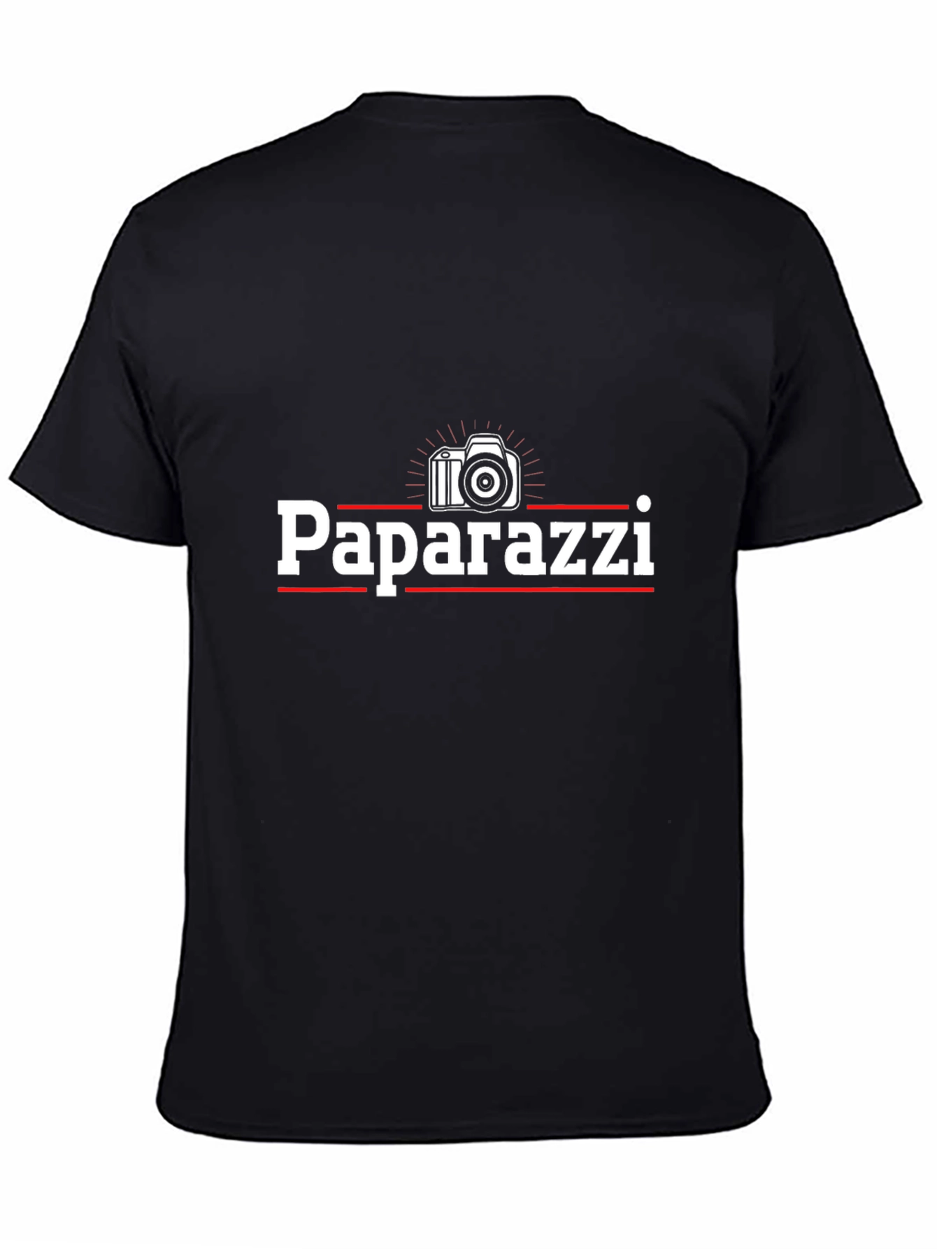 Paparazzi Camera Graphic Black T-Shirt